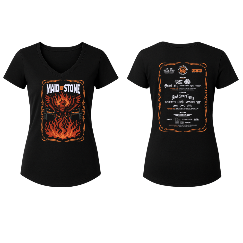 2025 Womens Event T Shirt V Neck