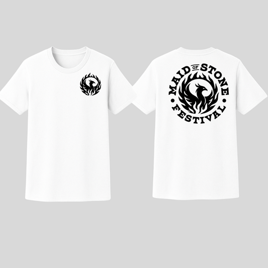 2025 Unisex Cut Clean Logo Tee Shirt White