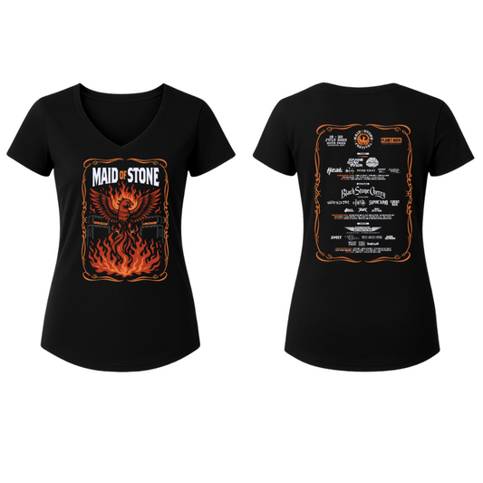 2025 Womens Event T Shirt V Neck